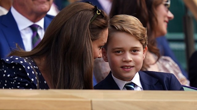 Kate Middleton and Prince George at Wimbledon 2022