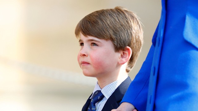 Prince Louis makes his debut at Easter Sunday service