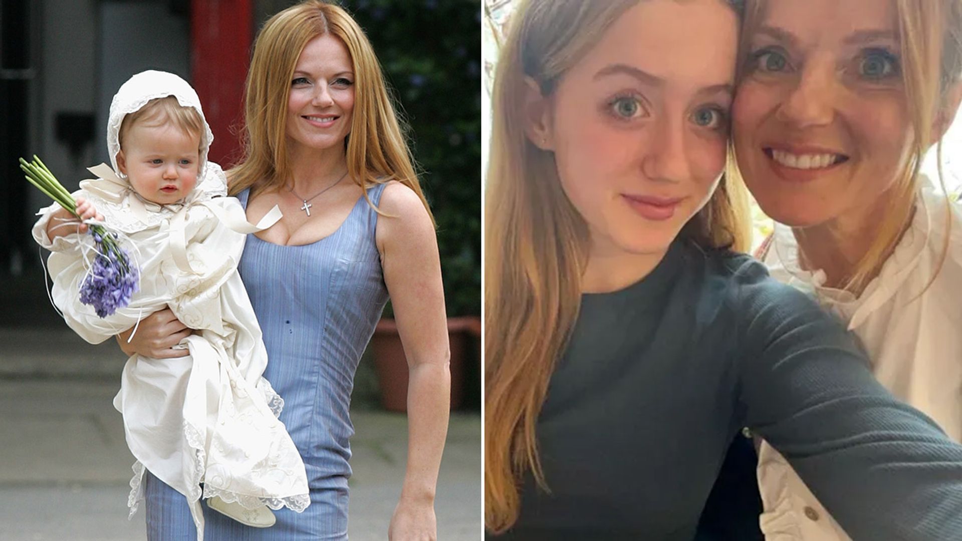 Geri Horner's sweetest moments with rarely-seen daughter Bluebell