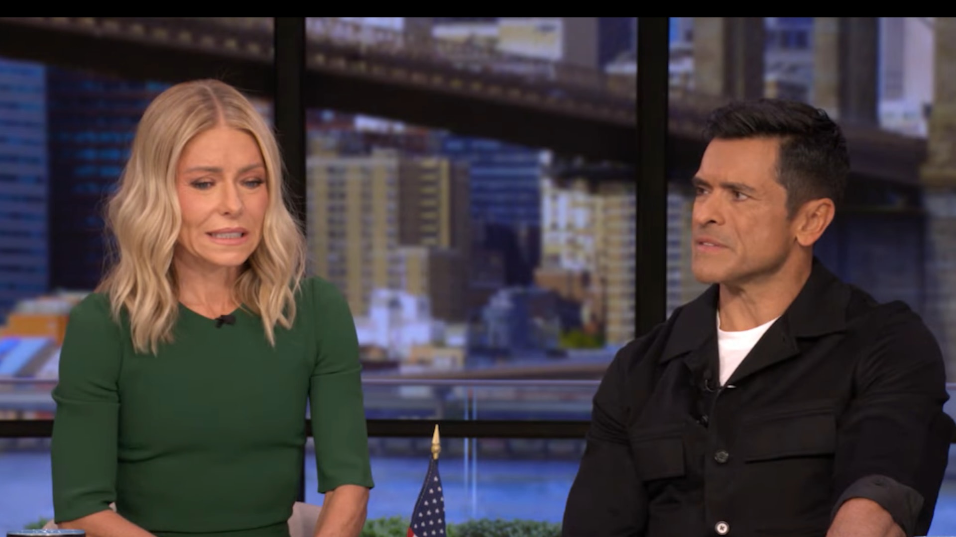 Kelly Ripa and Mark Consuelos on LIVE with Kelly and Mark on ABC, November 20, 2025