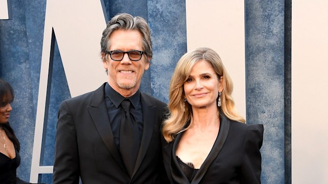 Kevin Bacon and Kyra Sedgwick at the 2023 Vanity Fair Oscars after-party