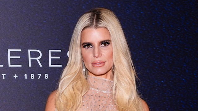 Jessica Simpson attends the 37th Annual Footwear News Achievement Awards at Cipriani South Street on November 29, 2023 in New York City
