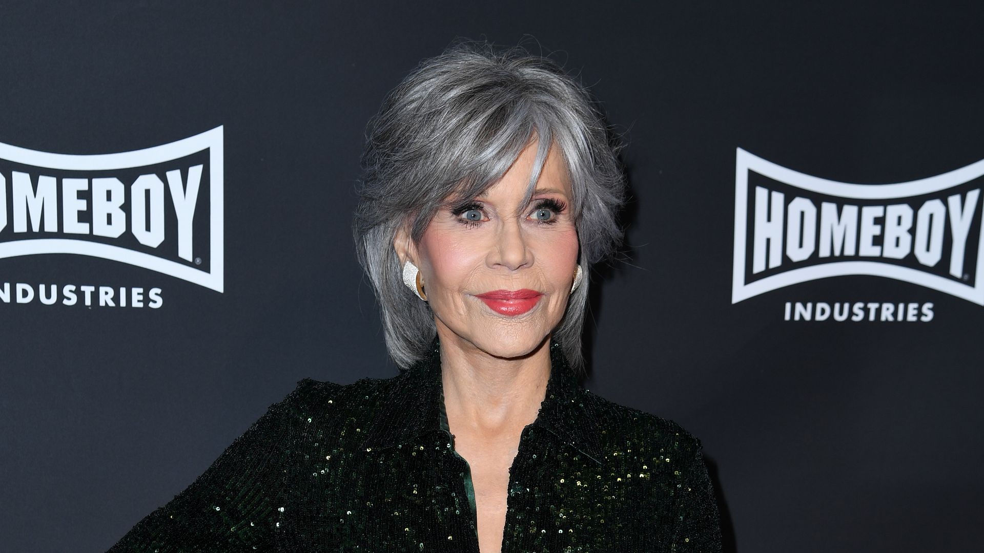 Jane FondaJane Fonda attends Homeboy Industries' 2023 Lo Maximo Awards and Fundraising Gala at JW Marriott Los Angeles L.A. LIVE on April 29, 2023 in Los Angeles, California