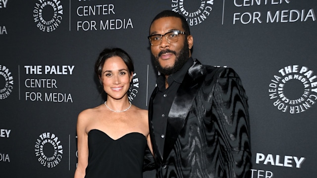 Duchess of Sussex and Tyler Perry at event 