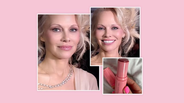 Pamela Anderson met gala makeup look