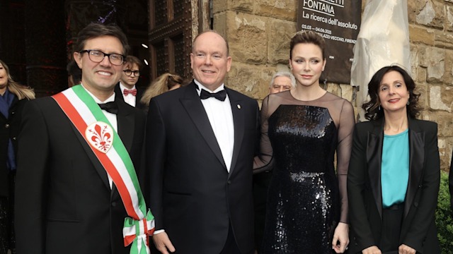 Prince Albert and Princess Charlene attend gala dinner for the 160th anniversary of the Monegasque consulate in Florence, Italy