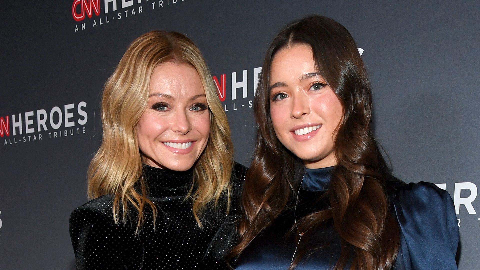 Kelly Ripa and Lola Grace Consuelos attend CNN Heroes at American Museum of Natural History