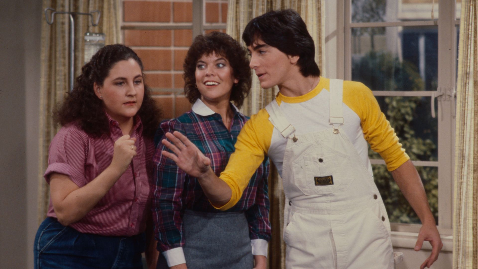 Winifred Freedman, Erin Moran, Scott Baio appearing in the ABC tv series 'Joanie Loves Chachi'