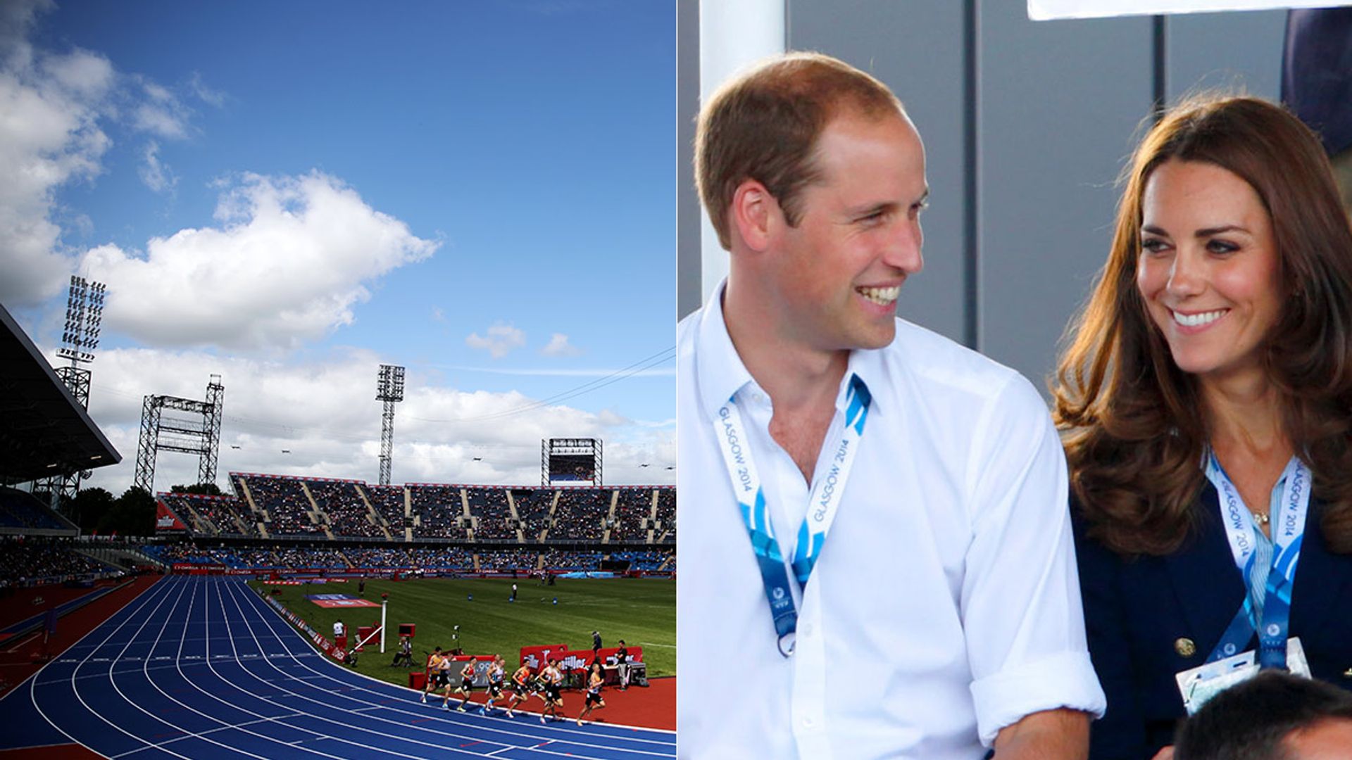 prince william kate commonwealth games