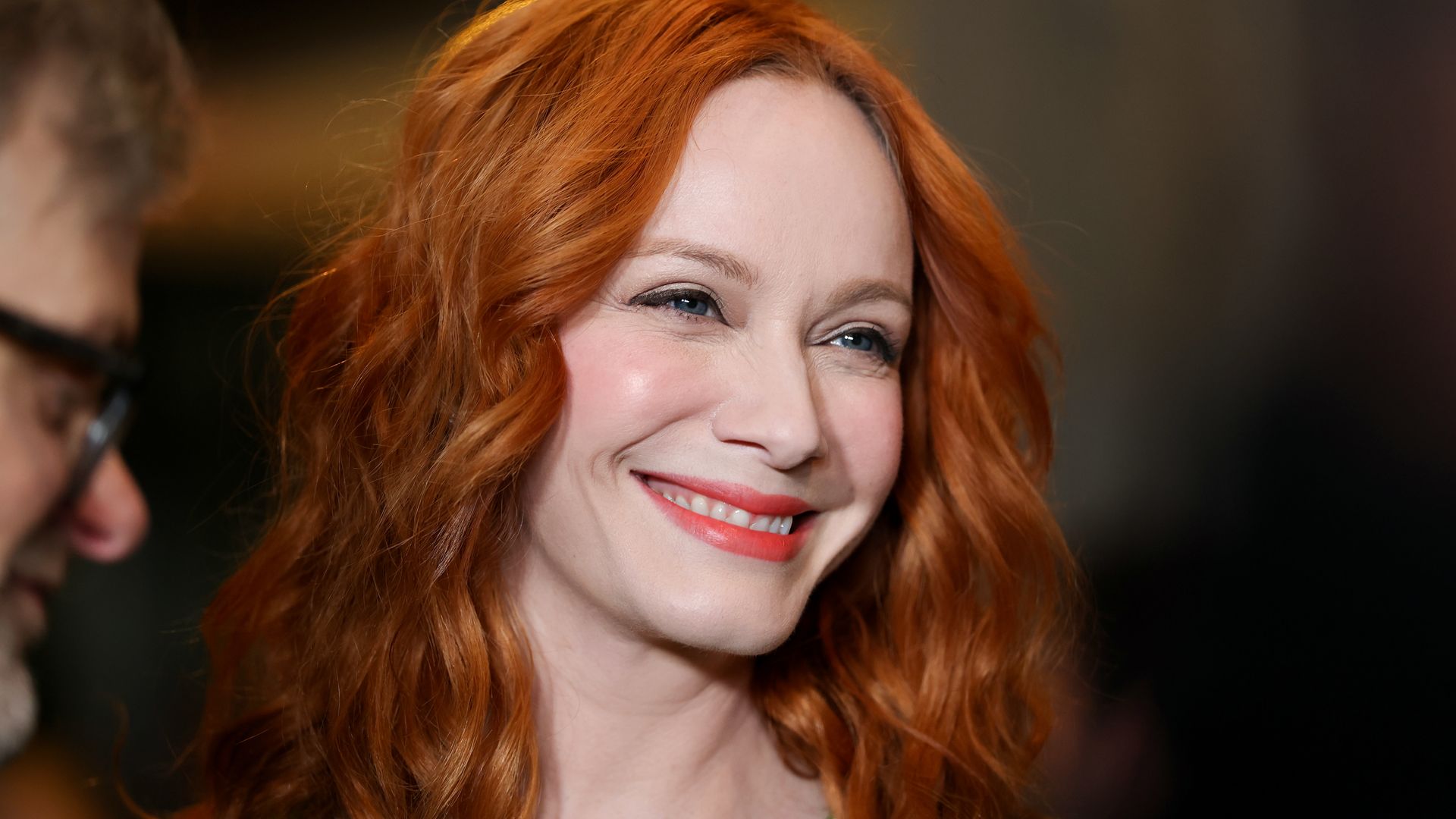 Christina Hendricks on the red carpet