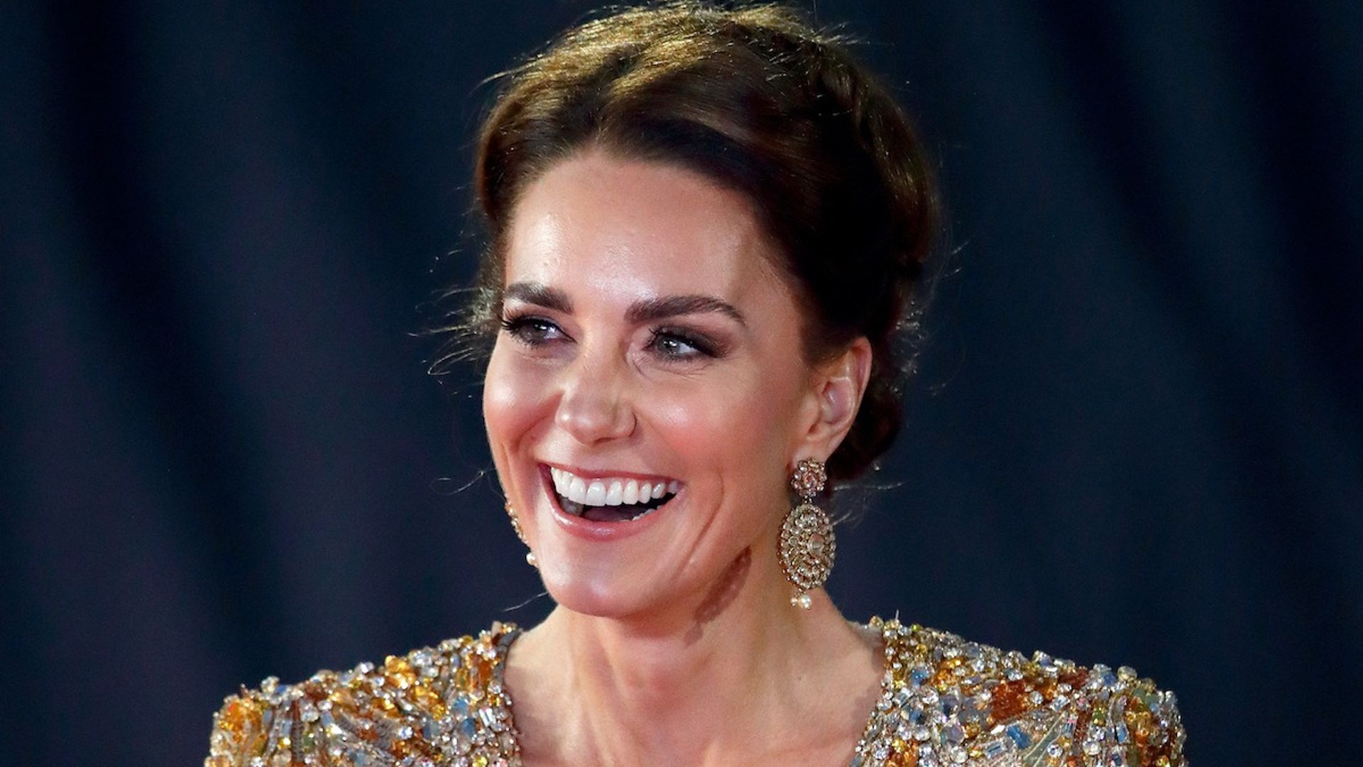kate middleton gold gown