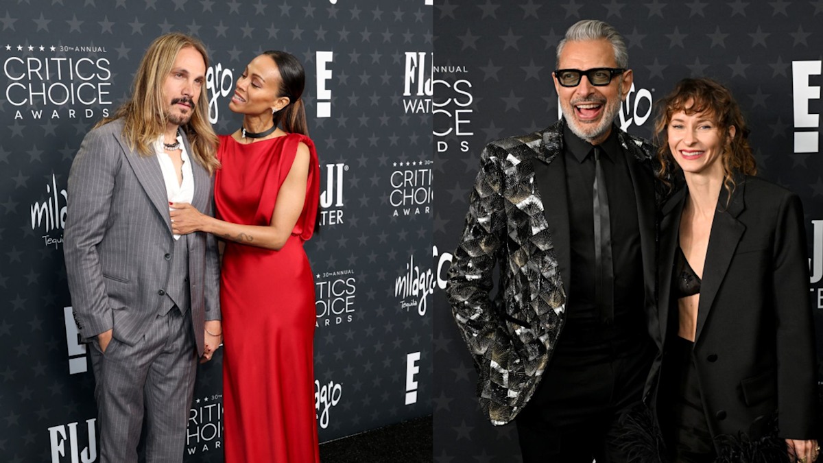 Cutest couples at the Critic's Choice Awards: from Zoe Saldaña and Marco Perego-Saldaña to Jeff Goldblum and Emilie Livingston