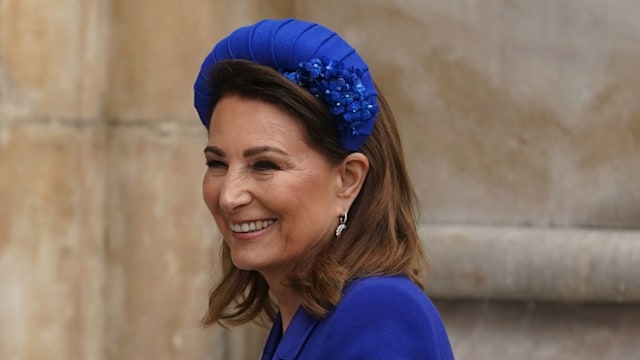 Carole Middleton in blue at King Charles' coronation