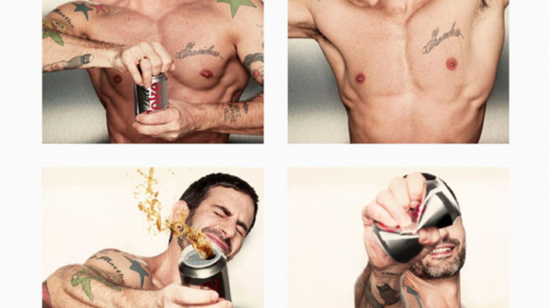 Marc Jacobs is Diet Coke's 'new hunk'