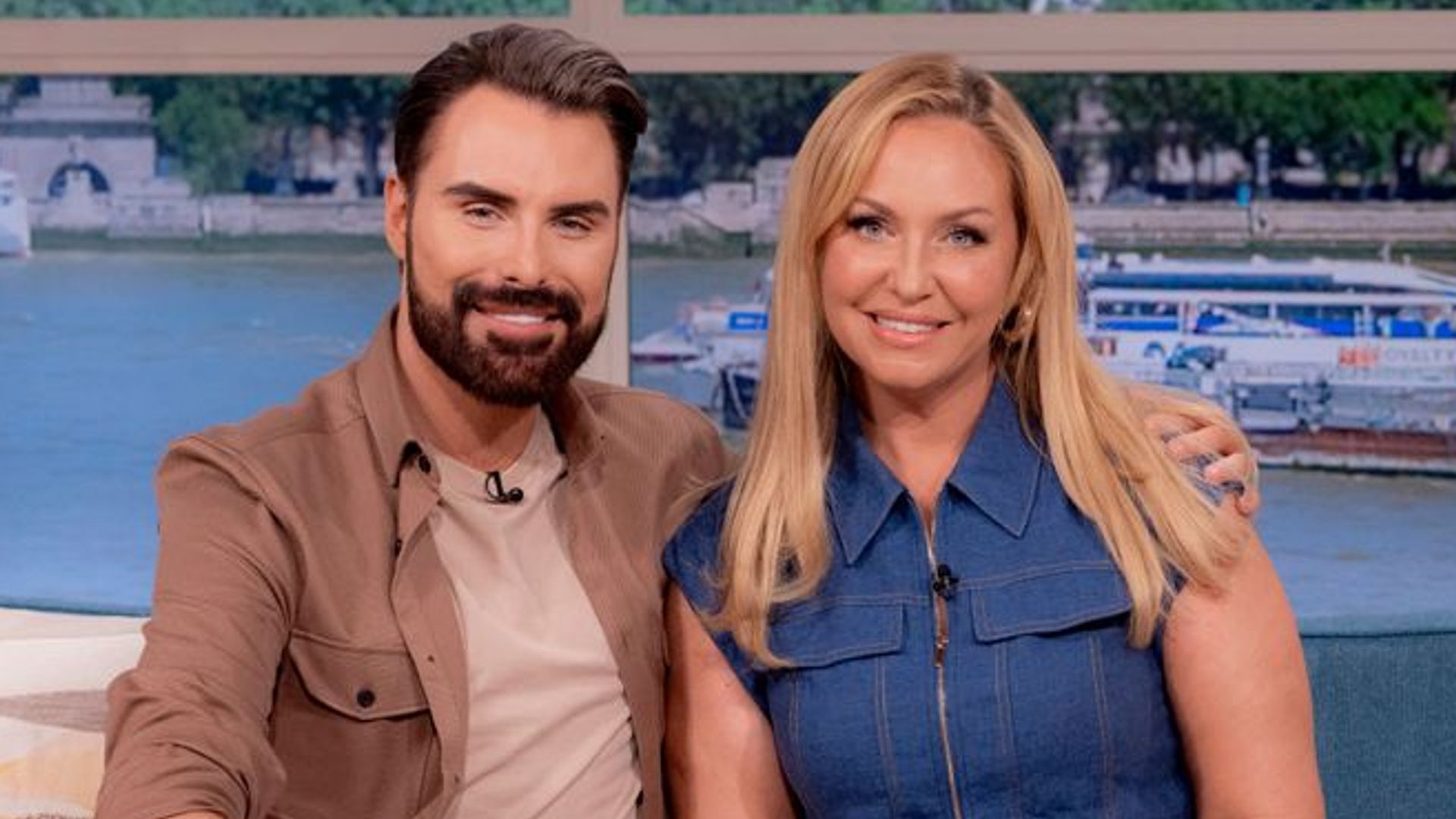 Josie Gibson presents alongside Rylan Clark 