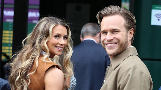 Amelia Tank and Olly Murs walking at Wimbledon