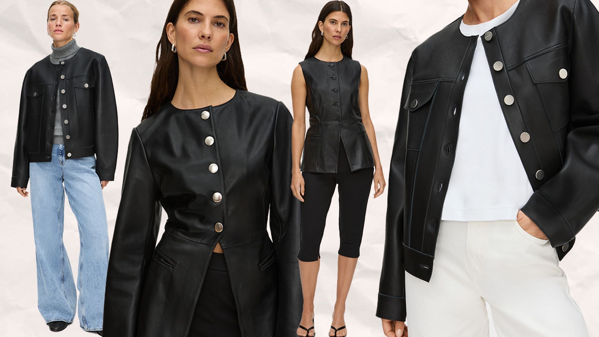 aligne leather outfits