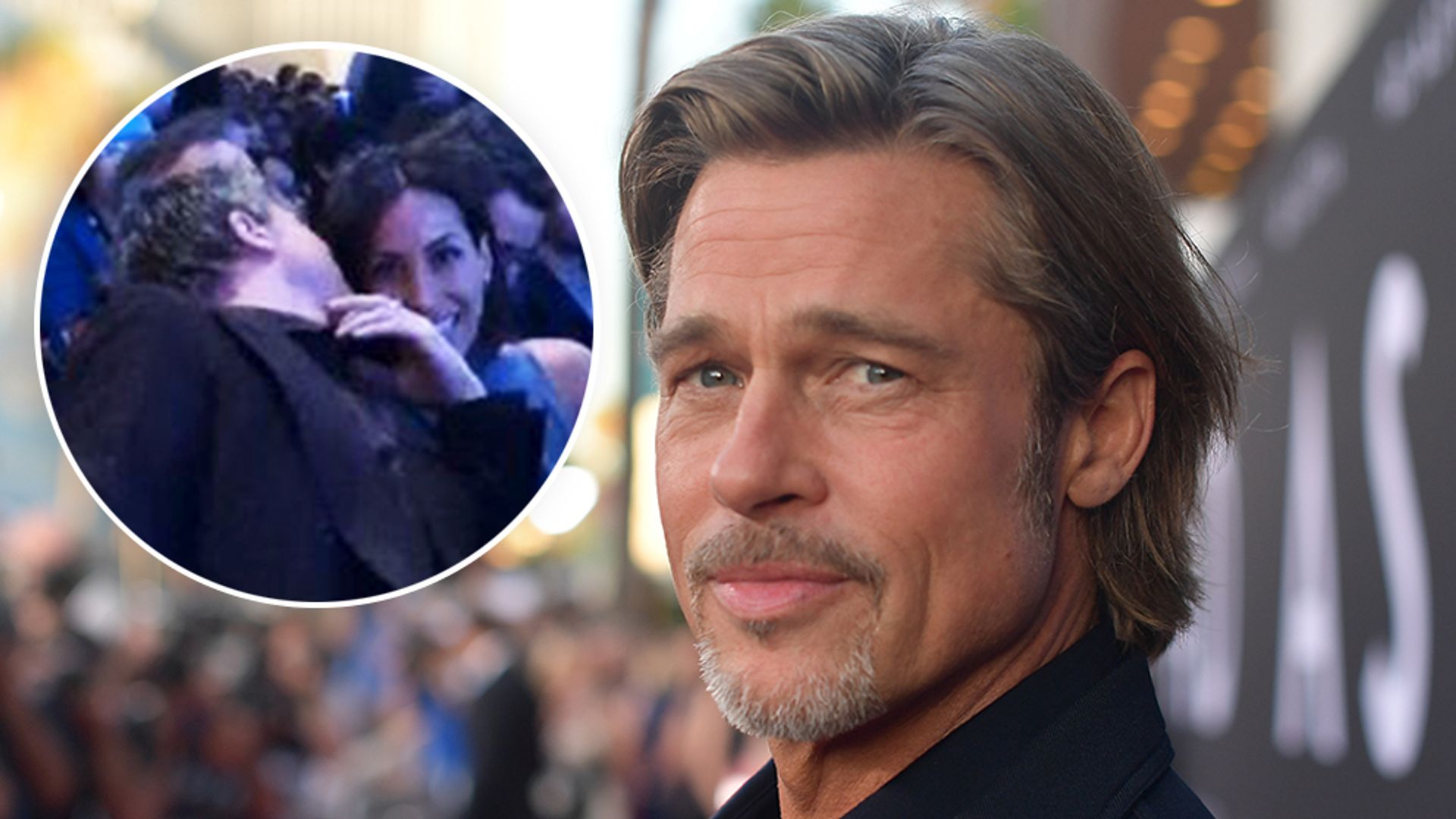 Brad Pitt, 60, sits hand in hand with girlfriend Ines de Ramon, 33