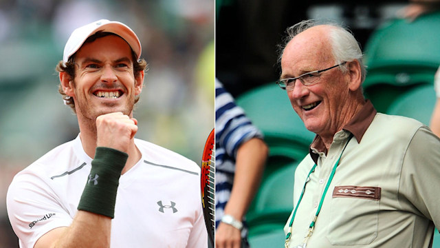 andy murray with grandfather Roy 