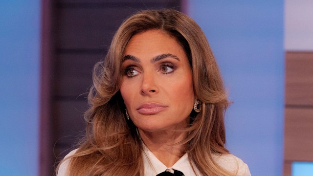 Ayda Field appearing on Loose Women. 