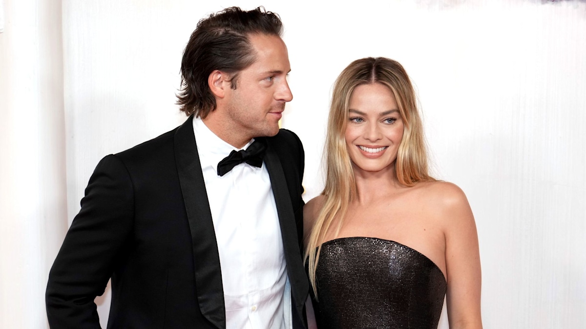 Margot Robbie steps out for first time since giving birth alongside husband Tom Ackerley