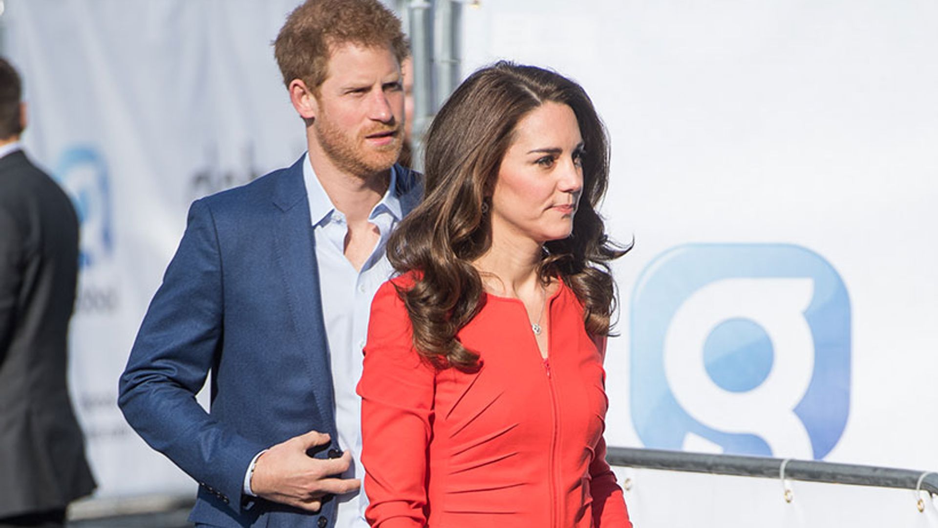 Kate Middleton stuns in red Armani suit on engagement in London | HELLO!