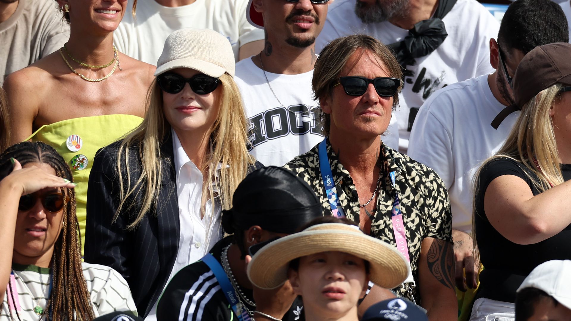 Nicole Kidman and Keith Urban turn heads in rare outing with daughters Sunday and Faith at Olympics