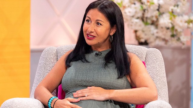 hayley tamaddon lorraine baby bump