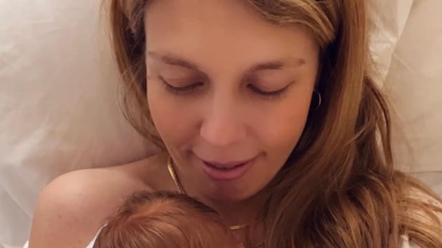 Carrie shared an adorable, never-before-seen photo of baby Frankie