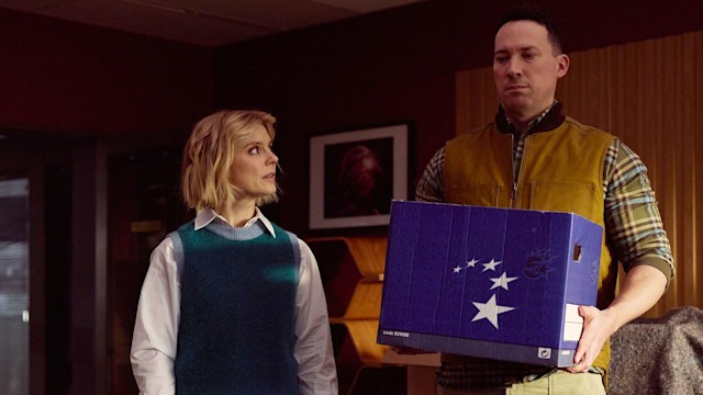 Emilia Fox and David Caves in Silent Witness