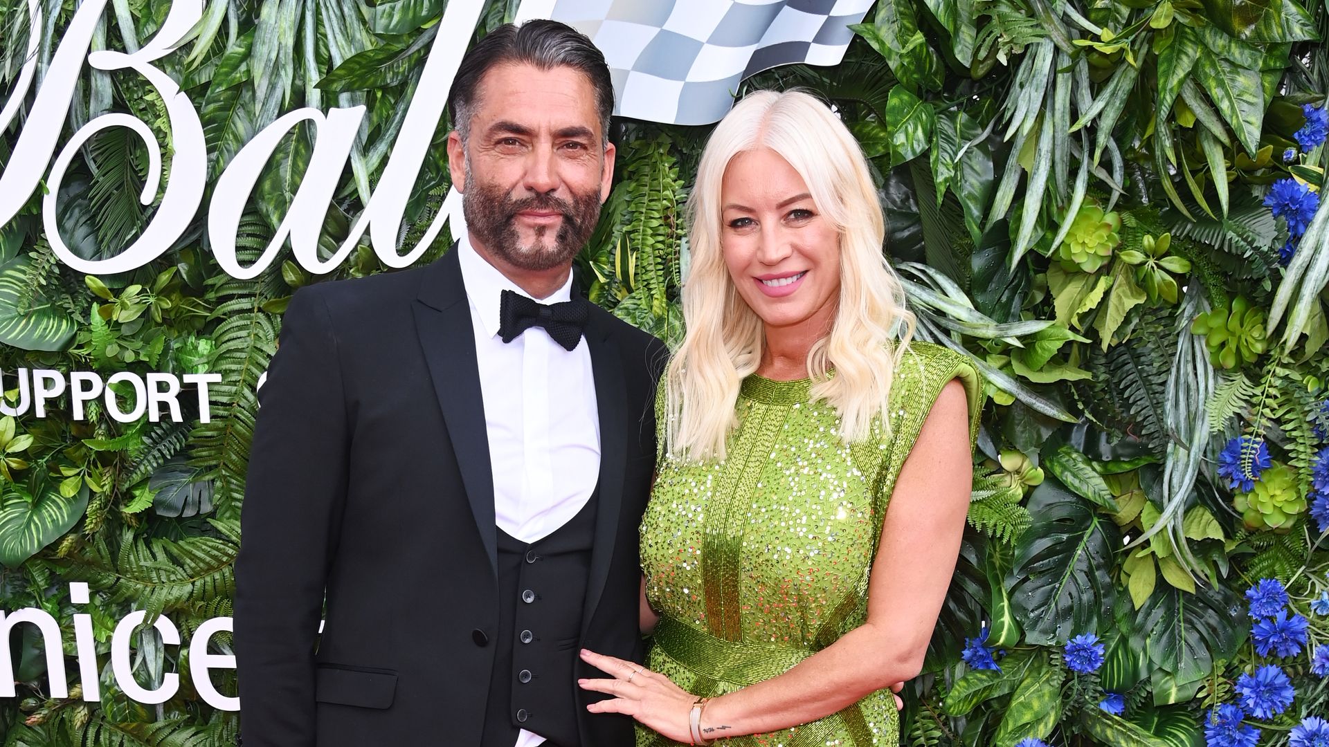 Denise van Outen and Jimmy Barba at the Grand Prix Ball