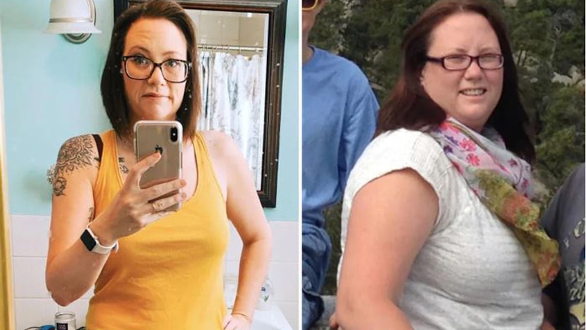 This woman credits 8 stone weight loss to this ONE simple change | HELLO!