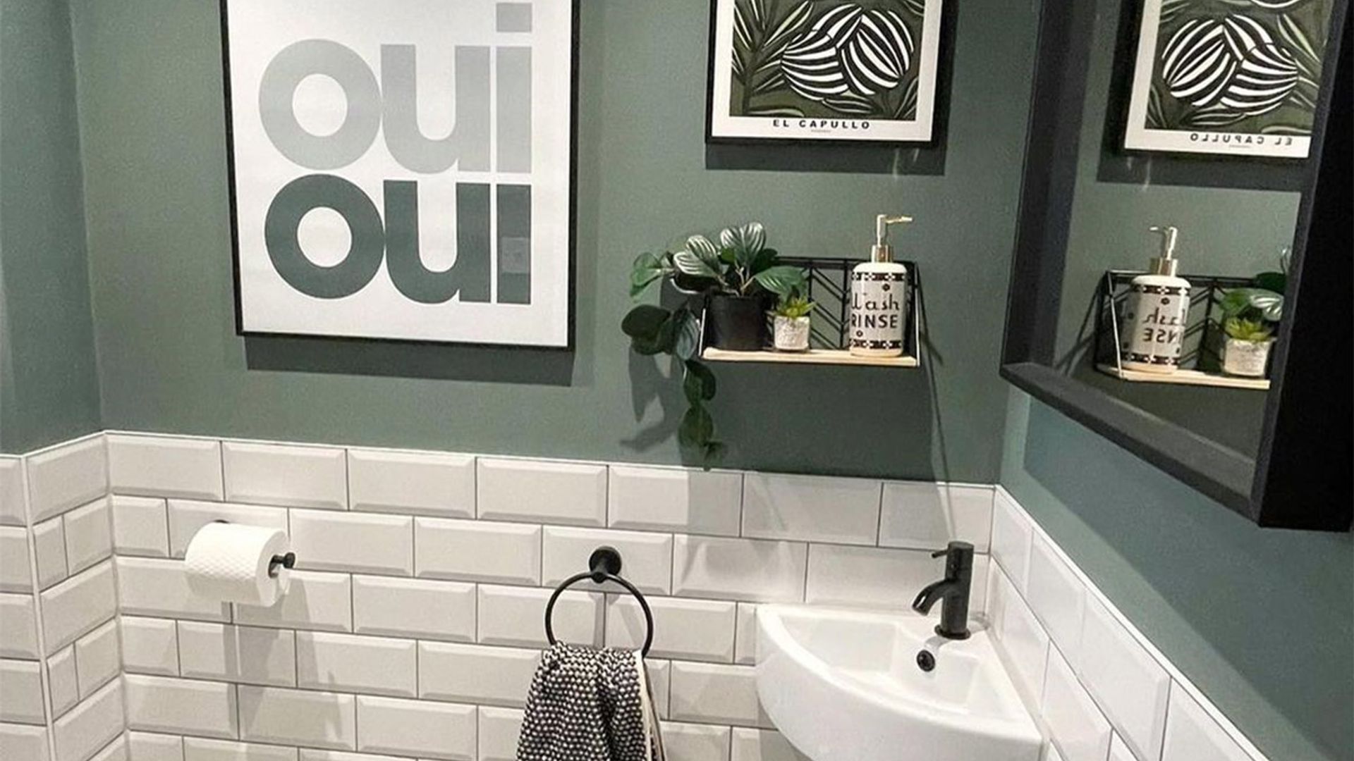 bathroom black taps diy