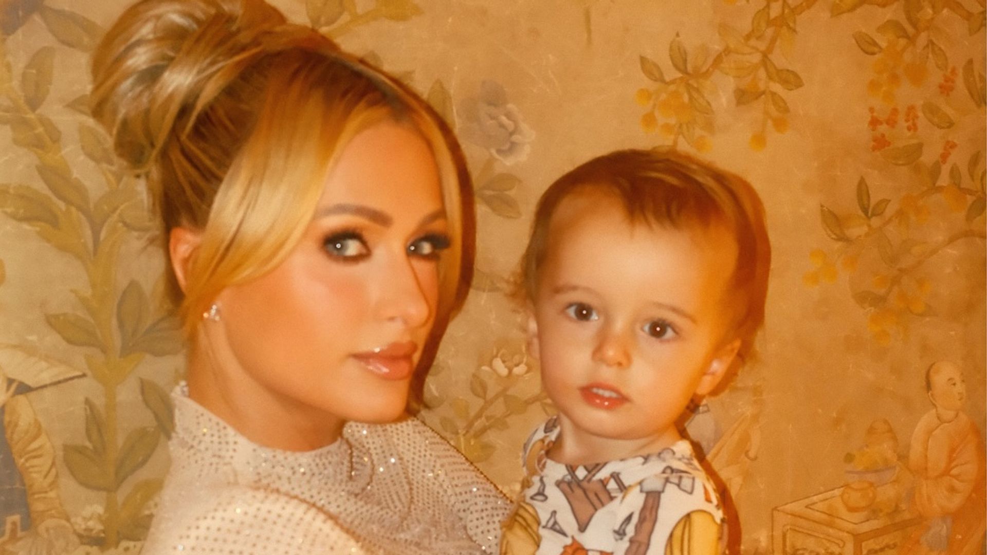 Paris Hilton in disbelief as son Phoenix, 2, curses unexpectedly in new video