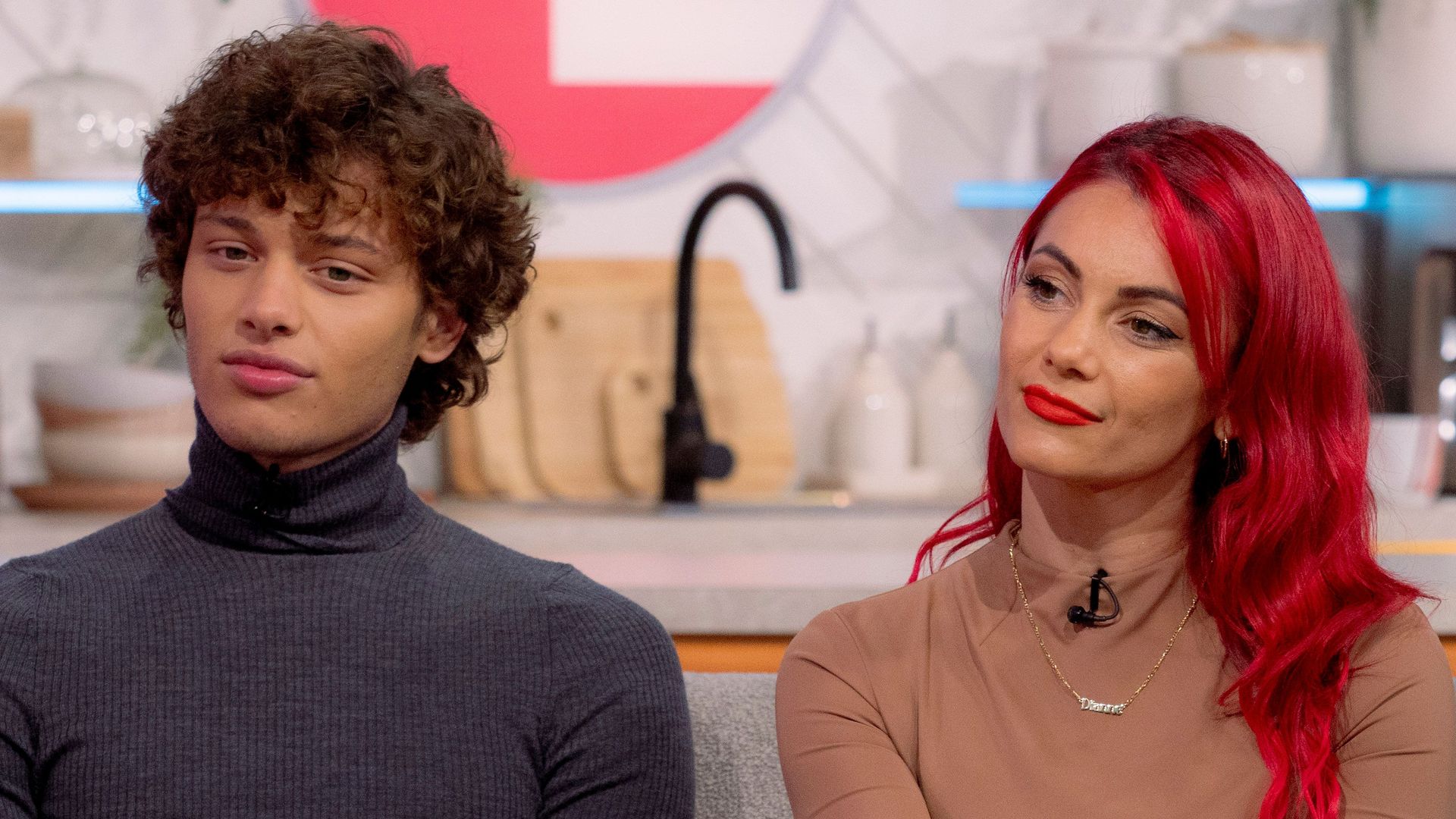Bobby Brazier and Dianne Buswell on ITV's Lorraine