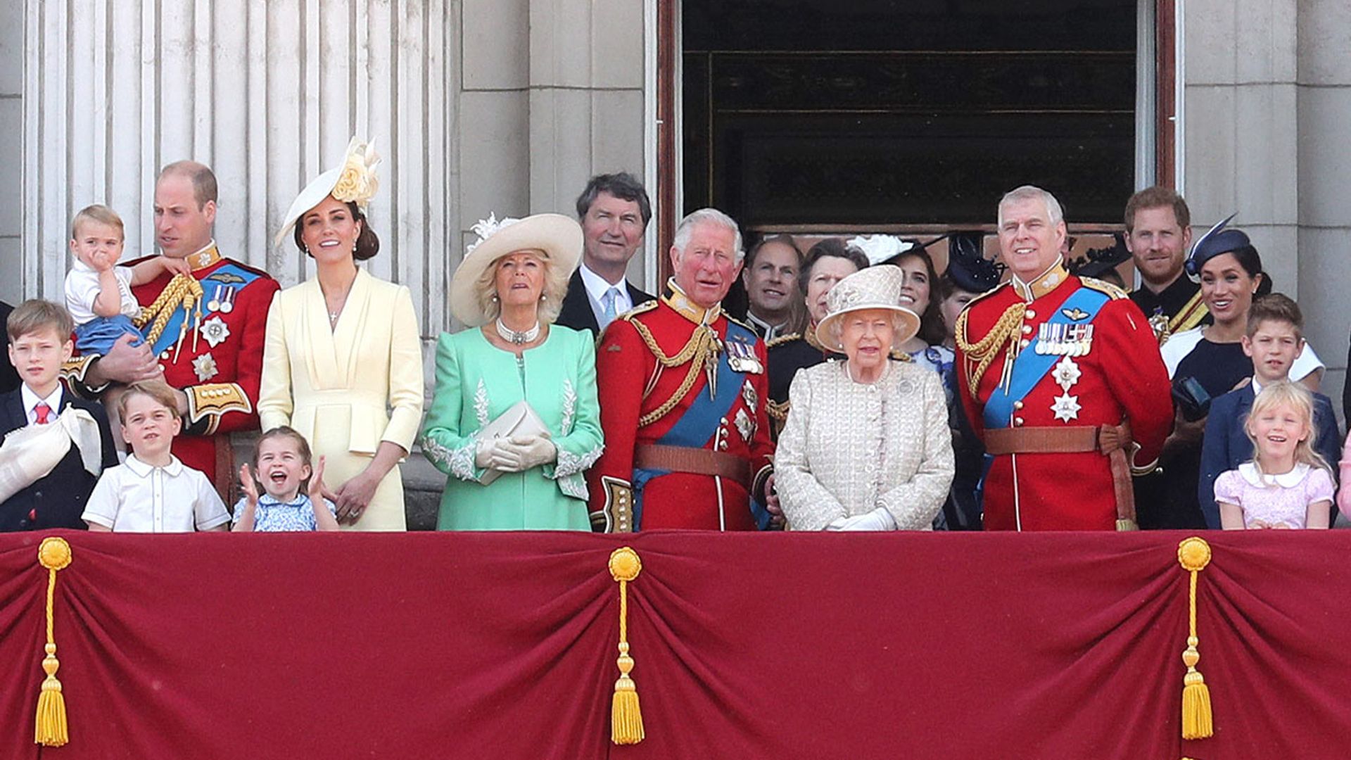 royal family trooping