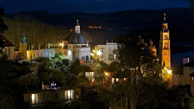 Portmeirion at night