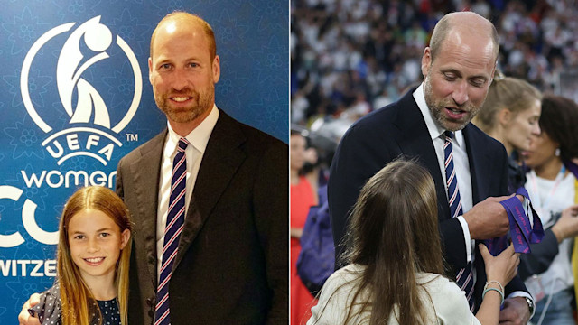 Princess Charlotte and Prince William