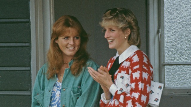 Sarah Ferguson and Princess Diana