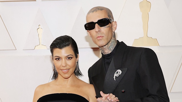 kourtney kardashian travis barker oscars 2024