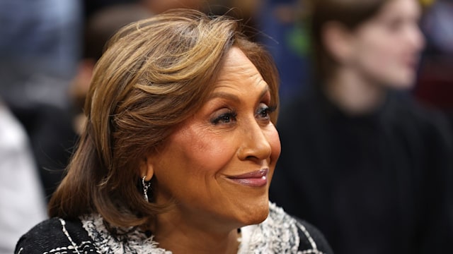 TV personality Robin Roberts attends the 2024 NCAA Women's Basketball Tournament National Championship game between the Iowa Hawkeyes and the South Carolina Gamecocks at Rocket Mortgage FieldHouse on April 07, 2024 in Cleveland, Ohio.