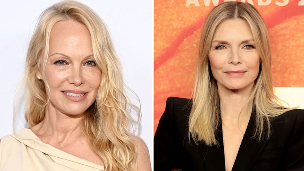 Michelle Pfeiffer's makeup-free, blonde bombshell look at 67 would make Pamela Anderson proud