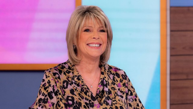 Ruth Langsford in spotty dress