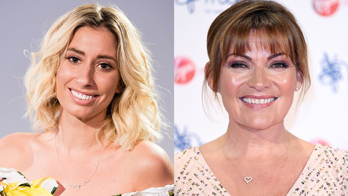 Stacey Solomon and Lorraine Kelly wear rainbow grey jumper on Loose