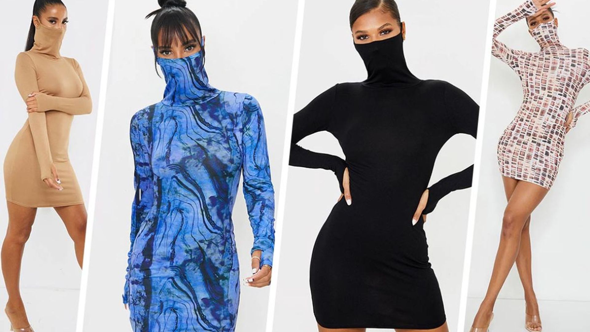 PrettyLittleThing's face mask dress has got everybody talking | HELLO!