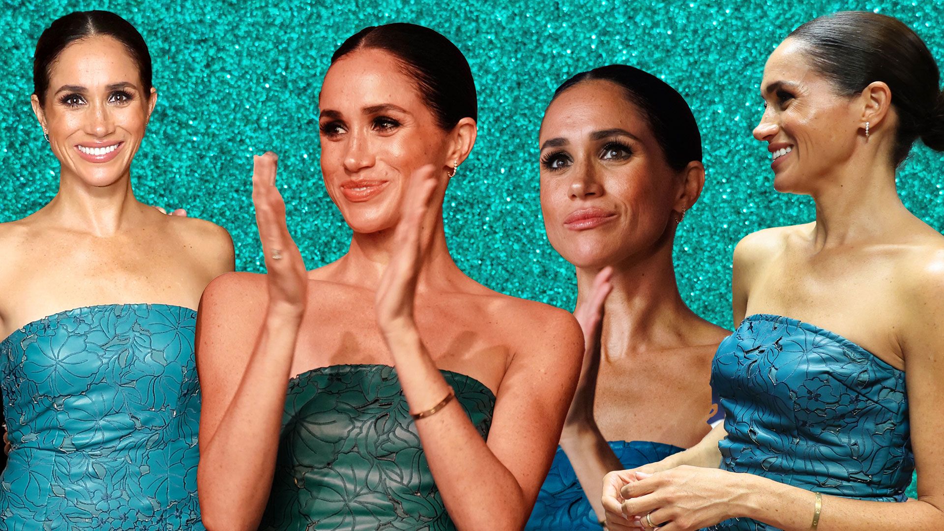 Meghan Markle's cut-out leather bodycon dress was the ultimate California glow-up