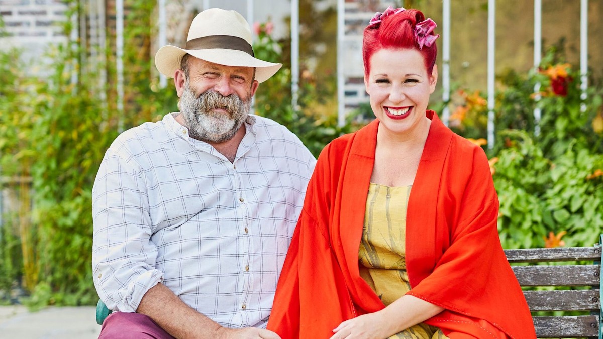 Dick and Angel Strawbridge's unseen part of garden is a blooming paradise