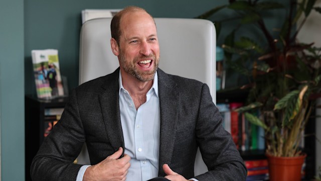 Prince William laughing 