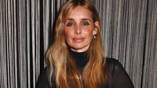 Louise Redknapp sheer top