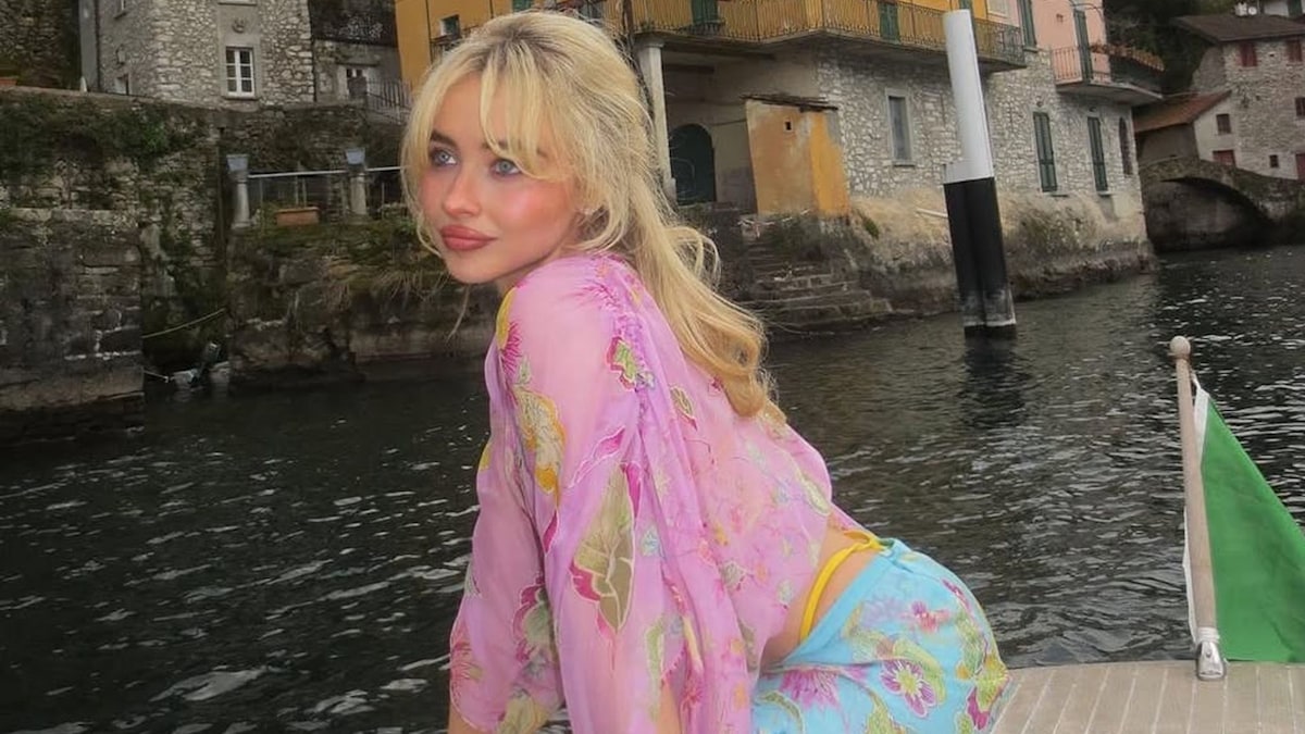 Sabrina Carpenter’s floral sarong set just left her A-lister friends in awe